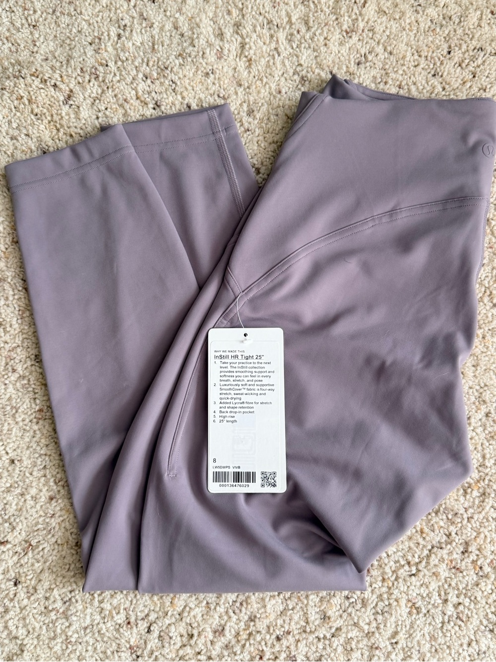 lululemon athletica InSight HR Tight 25" - Dusty Mauve